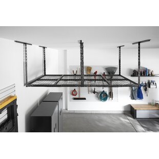 Garage shelf pulley discount system